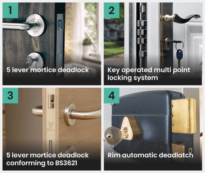 Door on sale lock styles