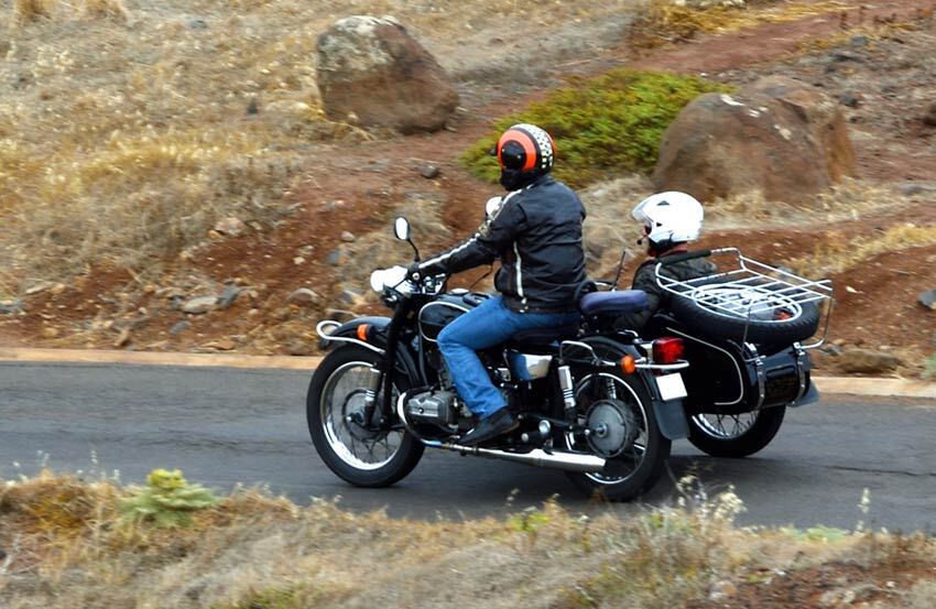 Riding with a sidecar