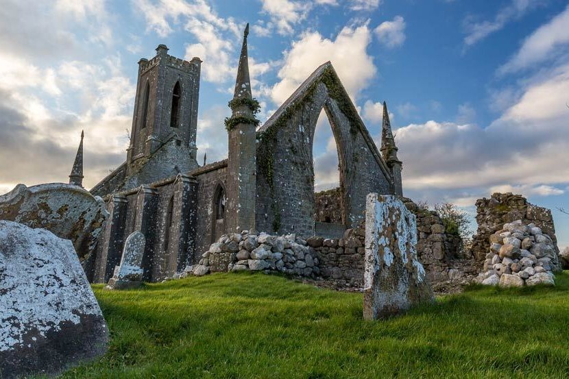 A church in disrepair