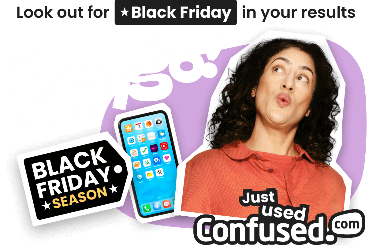 just used confused black friday mobile deals image